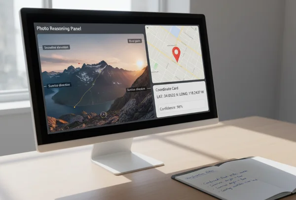 Reasoning panel beside map review